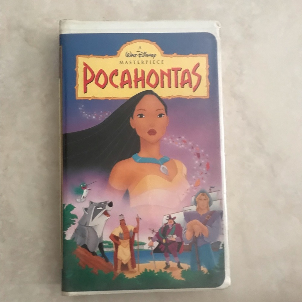 Vintage disney pocahontas vhs